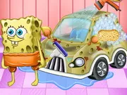 تنظيف سيارة سبونج بوب – ساعده في جعلها تلمع من جديد!