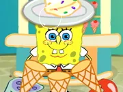 سبونج بوب في محل الآيس كريم – حضّر النكهات وخدم الزبائن بسعادة!